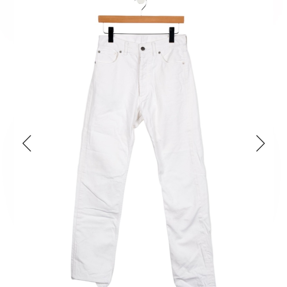 Maison Martin Margliera Crisp White Straight-Leg Jeans AZ 2